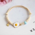 Handwoven Alloy Drop Oil Poached Egg Cute Bracelet 20pcs Wholesale Handwoven Alloy Drop Oil Poached Egg Cute Bracelet 20pcs Wholesale