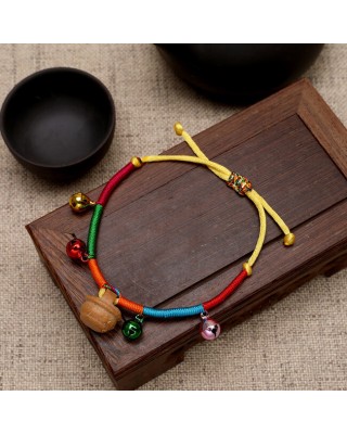 Wholesale 200 Pieces Of Pullable Color Bell Peach Blue Bracelet