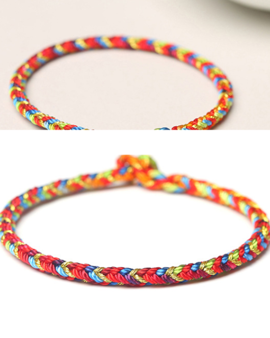 Wholesale Of 100pcs Hand Woven Colorful Ropes