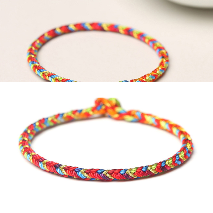 Wholesale Of 100pcs Hand Woven Colorful Ropes Wholesale Of 100pcs Hand Woven Colorful Ropes