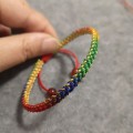 Rainbow Color Braided Bracelet Bracelet Adjustable 50pcs Wholesale Rainbow Color Braided Bracelet Bracelet Adjustable 50pcs Wholesale