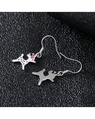 3 pairs Reindeer Dangle Drop Earrings