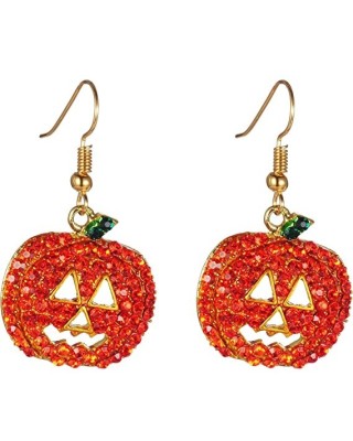 2 pairs Halloween Pumpkin Earrings