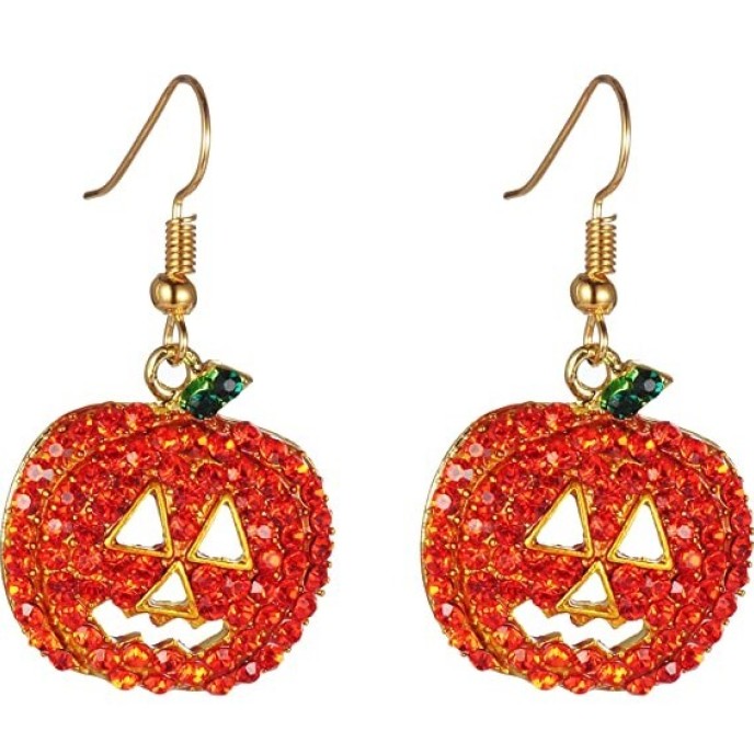 2 pairs Halloween Pumpkin Earrings 2 pairs Halloween Pumpkin Earrings