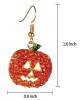 2 pairs Halloween Pumpkin Earrings