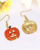 2 pairs Halloween Pumpkin Earrings