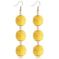 5 Pairs Unique Boho Rattan Earrings 5 Pairs Unique Boho Rattan Earrings