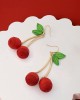 Cute Handmade Fruit Dangle Earrings for Women Girls Sale with 10 Pairs