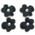 Wholesale with 5 Pairs Colorful Flower Gold Plated Dangle Earrings Wholesale with 5 Pairs Colorful Flower Gold Plated Dangle Earrings