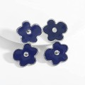 Wholesale with 5 Pairs Colorful Flower Gold Plated Dangle Earrings Wholesale with 5 Pairs Colorful Flower Gold Plated Dangle Earrings