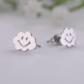 Smile Cloud Moon Star Stud Earrings Stainless Steel Earrings 20 Pairs Wholesale Smile Cloud Moon Star Stud Earrings Stainless Steel Earrings 20 Pairs Wholesale