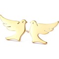 3 pairs Stainless Steel Dove Stud Earrings Lucky Jewelry for Women Girls Birthday Gift 3 pairs Stainless Steel Dove Stud Earrings Lucky Jewelry for Women Girls Birthday Gift