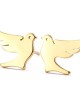 3 pairs Stainless Steel Dove Stud Earrings Lucky Jewelry for Women Girls Birthday Gift