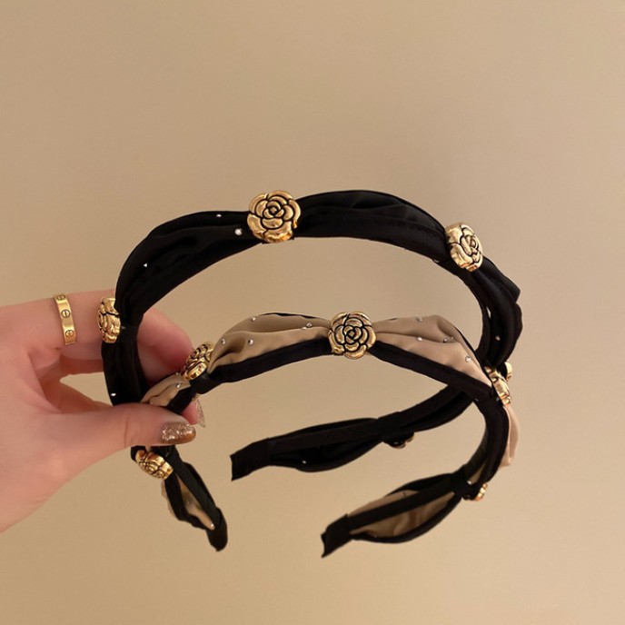 20 Pack Wholesale High End Temperament Camellia Winter Retro Headbands 20 Pack Wholesale High End Temperament Camellia Winter Retro Headbands