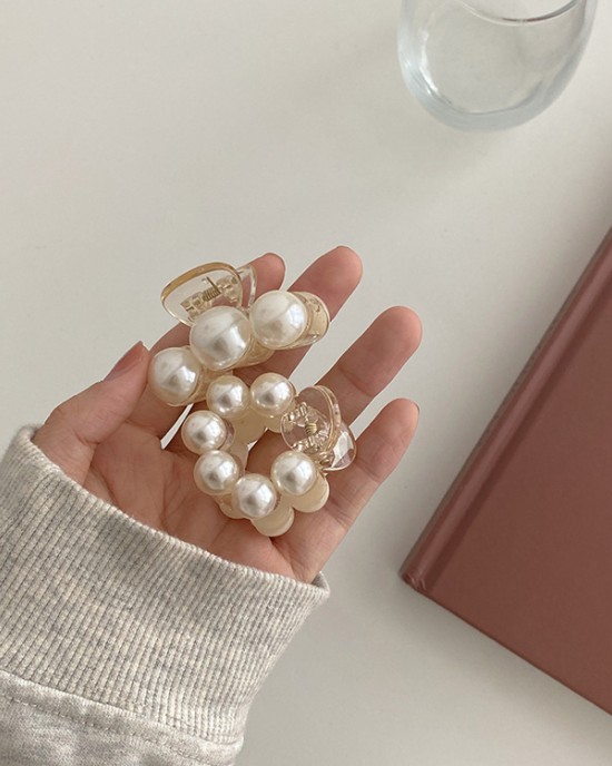 Elegant Temperament Pearl Hair Clip Exquisite Grab Clip 100 Packs Wholesale