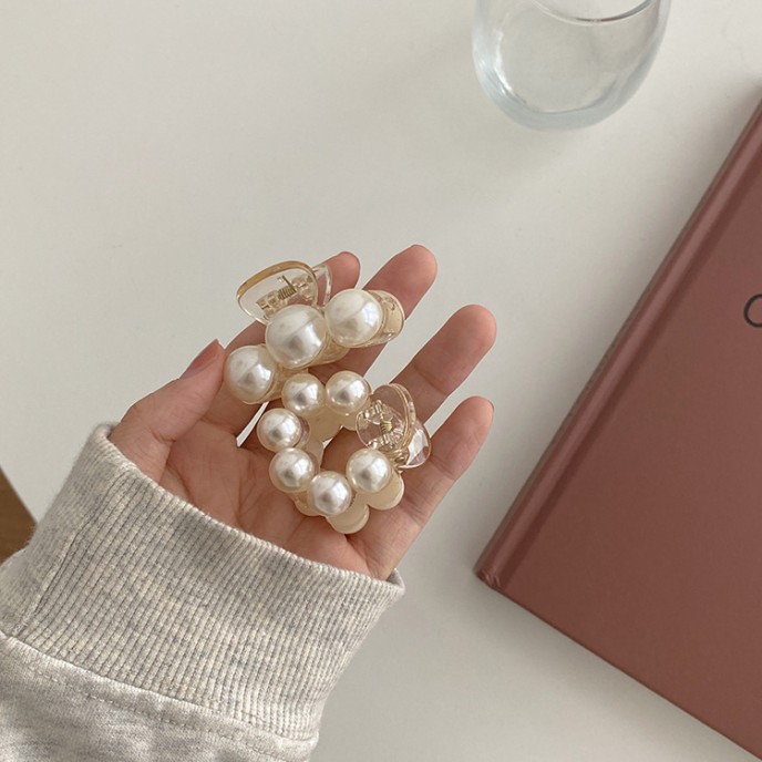 Elegant Temperament Pearl Hair Clip Exquisite Grab Clip 100 Packs Wholesale Elegant Temperament Pearl Hair Clip Exquisite Grab Clip 100 Packs Wholesale