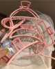 60 Pack Peach Pink Gradient Girls Heart Grab Clips