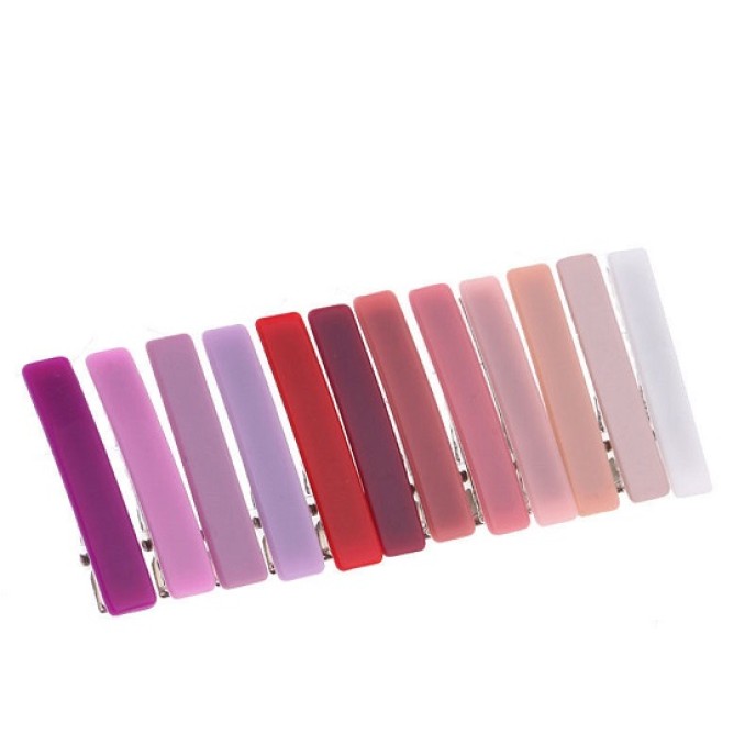 72Pcs Simple Candy Color Hair Clips For Girls 72Pcs Simple Candy Color Hair Clips For Girls