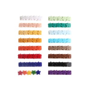 80Pcs Acrylic Hair Clips For Girls