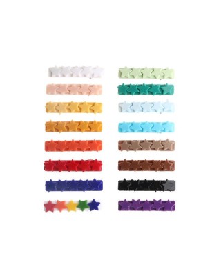 80Pcs Acrylic Hair Clips For Girls