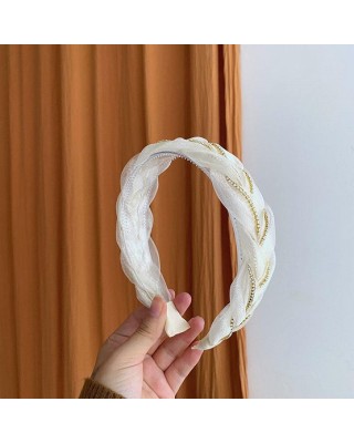 60Pcs Fashion Chain Braided Hair Hoop