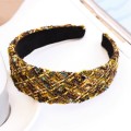Sale with 200Pcs Vintage Wide Side Knitted Hair Hoop Sale with 200Pcs Vintage Wide Side Knitted Hair Hoop