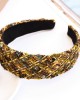 Sale with 200Pcs Vintage Wide Side Knitted Hair Hoop