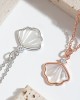 4 PCS Shellfish Shell Silver Necklace