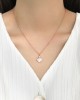 4 PCS Shellfish Shell Silver Necklace