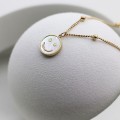 2 pcs Fashion simple Smiley Face Pendant Necklace 2 pcs Fashion simple Smiley Face Pendant Necklace