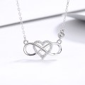 4 PCS 925 Sterling Silver Heart Pendant Neckalces 4 PCS 925 Sterling Silver Heart Pendant Neckalces