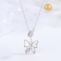 4 PCS Adjustable Chain Butterfly Charm Pendant Necklace 4 PCS Adjustable Chain Butterfly Charm Pendant Necklace