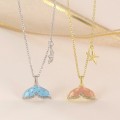 4 PCS Colorful Fish Tail Starfish Necklace 4 PCS Colorful Fish Tail Starfish Necklace