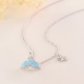 4 PCS Colorful Fish Tail Starfish Necklace 4 PCS Colorful Fish Tail Starfish Necklace
