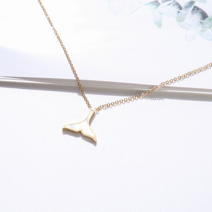 6 PCS Elegant Shell Fishtail Necklace 6 PCS Elegant Shell Fishtail Necklace