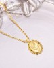 6PCS Rose Flower Pendant Necklace For Women