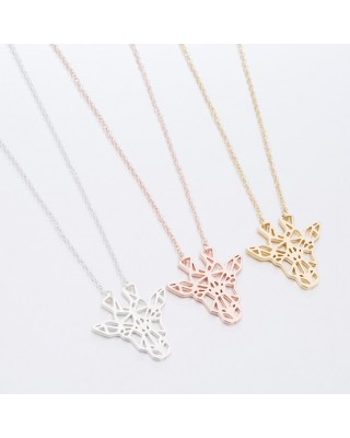 6 PCS Giraffe Charm Necklace