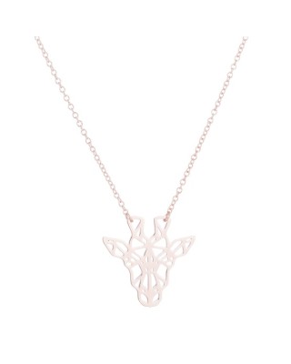 6 PCS Giraffe Charm Necklace