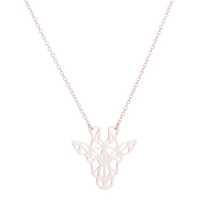 6 PCS Giraffe Charm Necklace 6 PCS Giraffe Charm Necklace