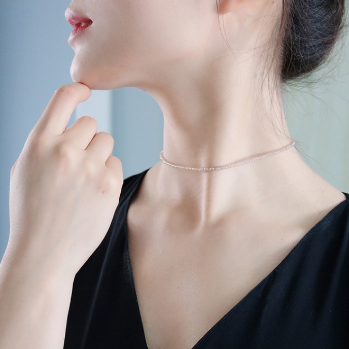 30Pcs Handmade Temperament White Crystal Necklace 30Pcs Handmade Temperament White Crystal Necklace
