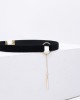 15 Packs Tassel Black Velvet Collarbone Chain Vintage Collar Female