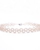 Temperament White Tea Gold Crystal Collar 6 Packs Wholesale