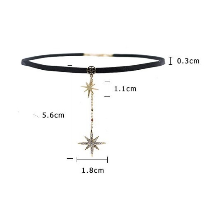 Temperament Six Star Tassel Necklace 5 Packs Temperament Six Star Tassel Necklace 5 Packs