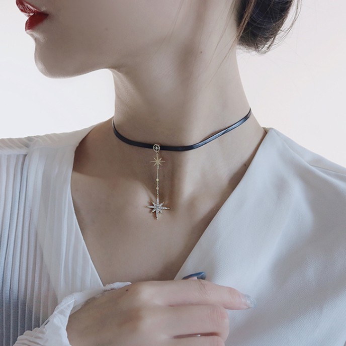 Temperament Six Star Tassel Necklace 5 Packs Temperament Six Star Tassel Necklace 5 Packs