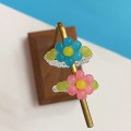 Beaded Flower Rings Set Daisy Cute Vintage Handmade Stretch Finger Rings 35PCS Beaded Flower Rings Set Daisy Cute Vintage Handmade Stretch Finger Rings 35PCS