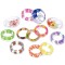 20PCS Colorful Resin Rings Acrylic Chunky Rings for Women