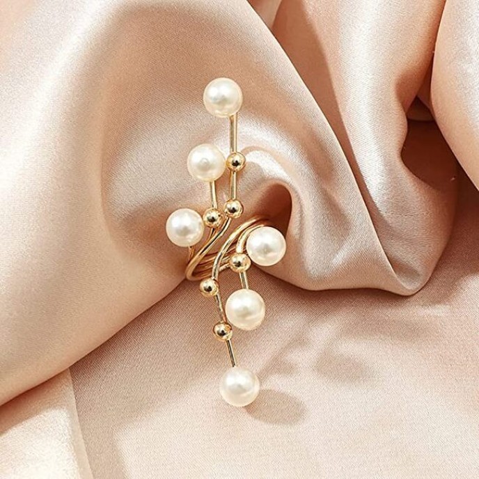5 Pack Vintage Pearl Finger Rings Statement Imitation Pearls 5 Pack Vintage Pearl Finger Rings Statement Imitation Pearls