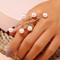 5 Pack Vintage Pearl Finger Rings Statement Imitation Pearls 5 Pack Vintage Pearl Finger Rings Statement Imitation Pearls