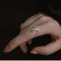 925 Sterling Silver Wave Half Open Knuckle Ring 10 Pack Wholesale 925 Sterling Silver Wave Half Open Knuckle Ring 10 Pack Wholesale