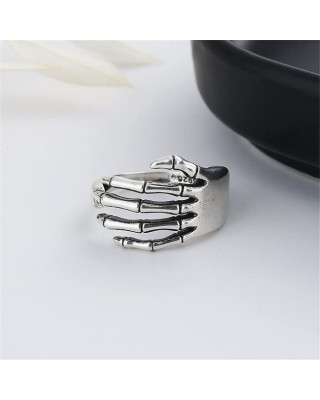 6 pcs Adjustable Open Cuff Party Finger Rings Resizable Jewelry Gifts